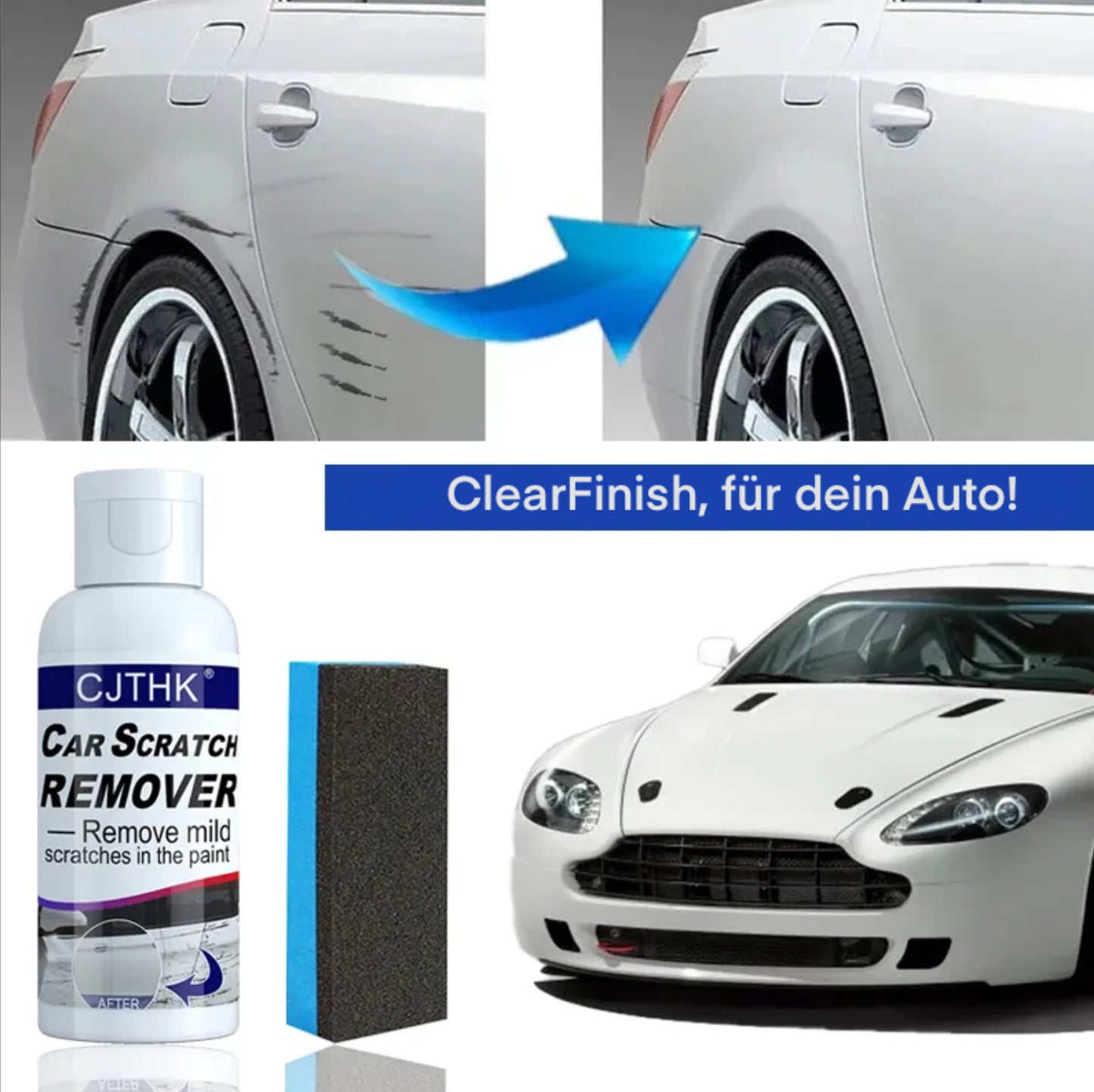 ClearFinish Pro: Ultimativer Auto-Kratzer-Entferner für makellosen Glanz